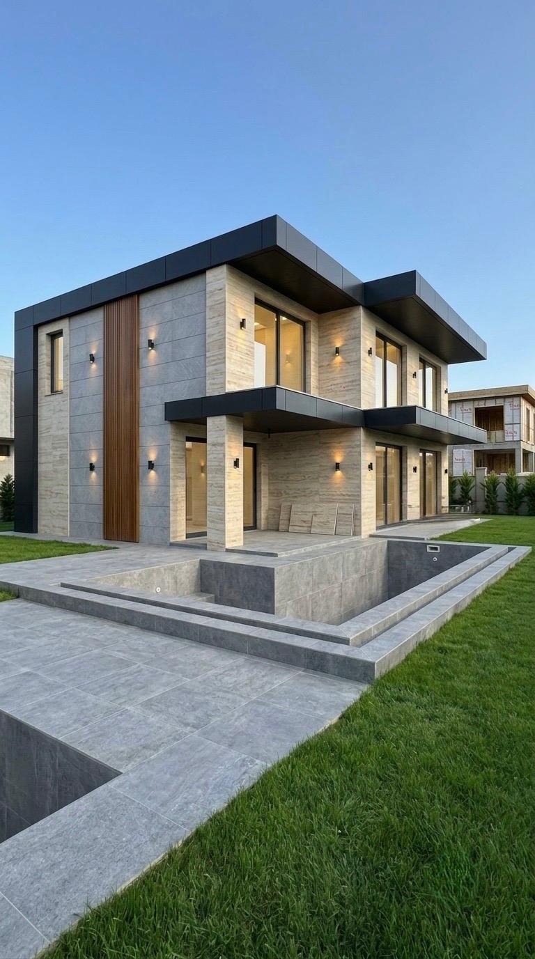 DAG Yapı Tasarım Proje 1 - Lüks Villa