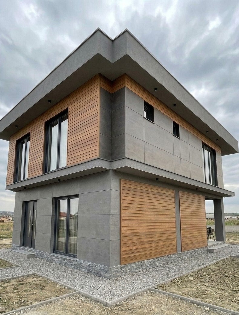 DAG Yapı Tasarım - Modern Müstakil Villa Dış Cephe ve Peyzaj Uygulaması